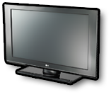flat Screen television icon