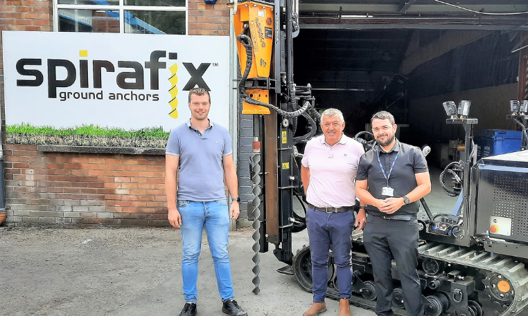 Spirafix Ground Anchoring Ltd, a local business thriving with support from CCBC and UK Government funding