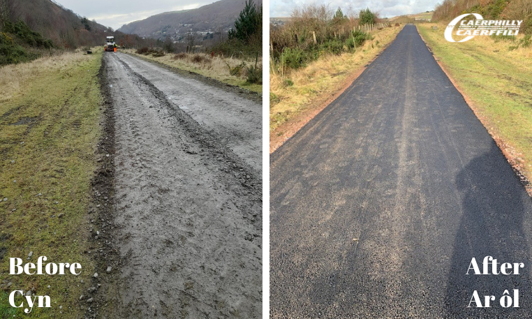 Resurfaced cycle path a hit with cyclists