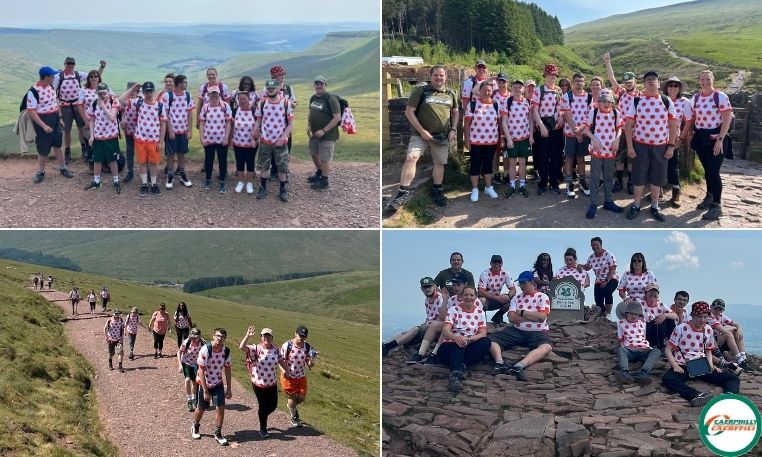 Pupils of Trinity Fields School hike to Pen y Fan summit in aid of charity
