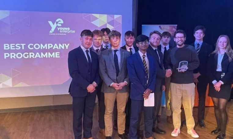 Caerphilly County Borough Council successful at Young Enterprise Wales Final