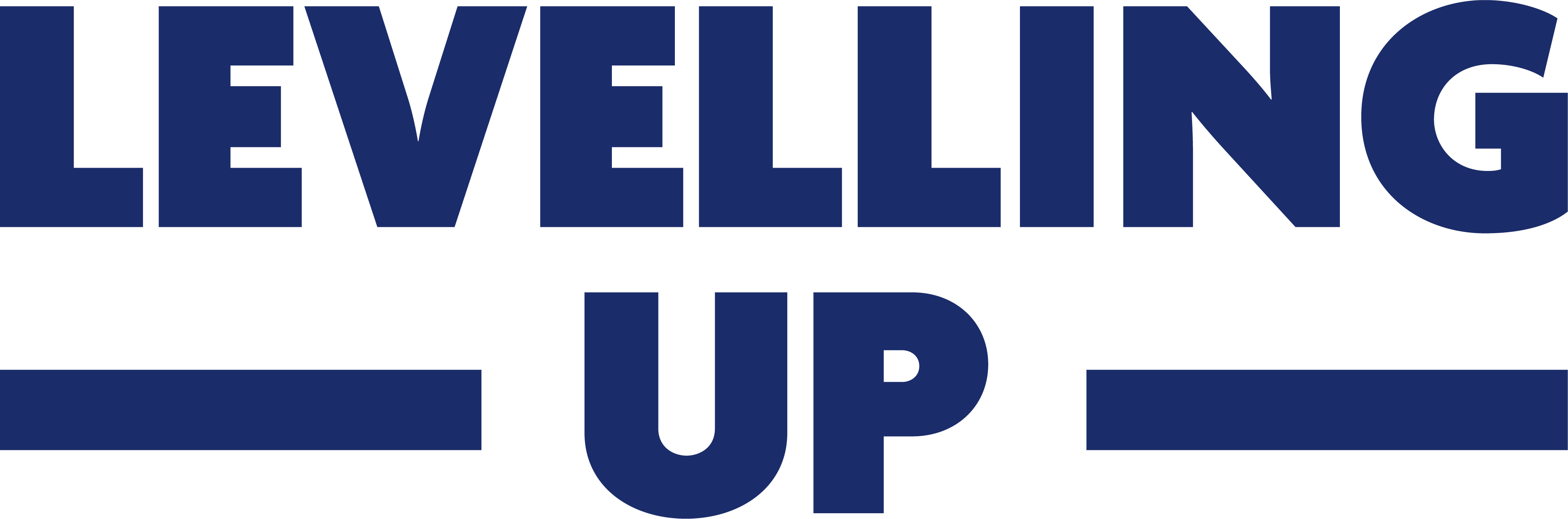 Levelling Up logo English