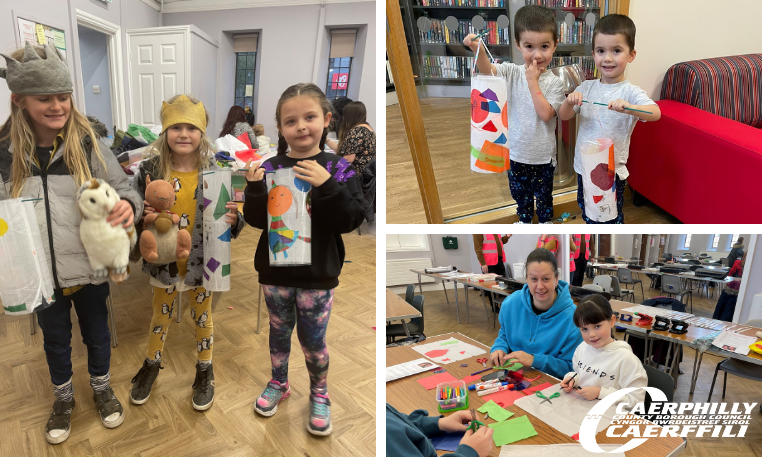 Successes of lantern-making workshops ahead of the Caerphilly River of Light Lantern Parade