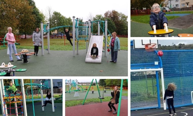 New Caerphilly play facilities are a hit