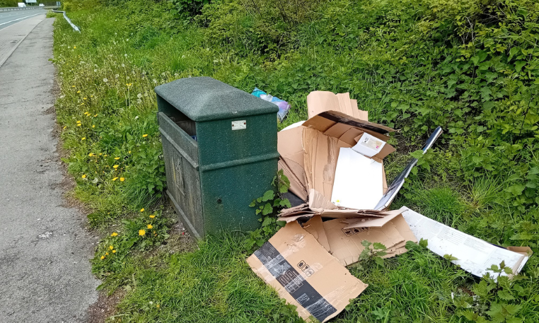 High level of fly-tipping incidents within the borough