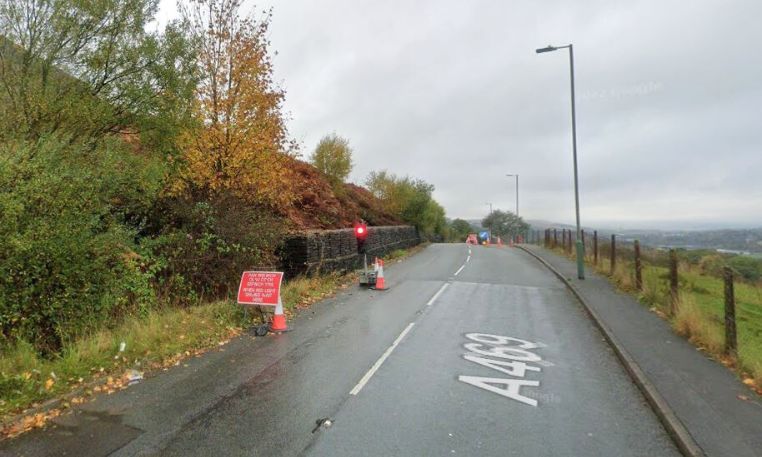 A469 Between Pontlottyn and Tirphil – Road closure 