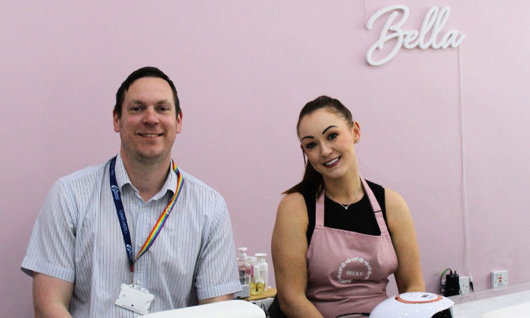 Beauty business, Mia Bella, is more successful than ever with support from UK Government and CCBC funding